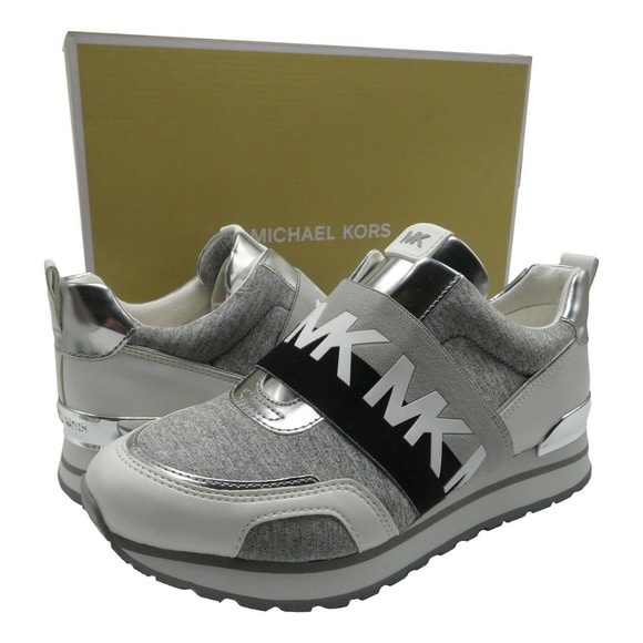 Michael Kors Women's TEDDI Scuba Slip-On Trainer Sneakers - Picture 1 of 6
